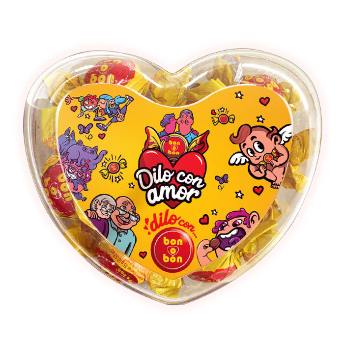 Arcor Bon O Bon  Corazon Pqte X 7 Unid Dilo Con Amor
