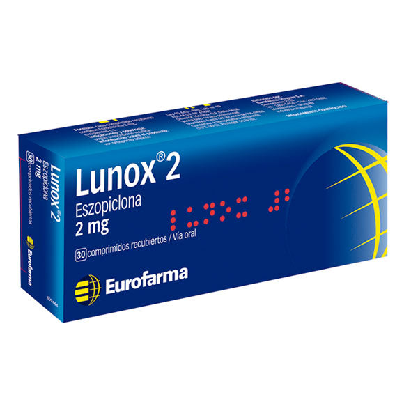 Lunox 2Mg Eszopiclona X Tableta