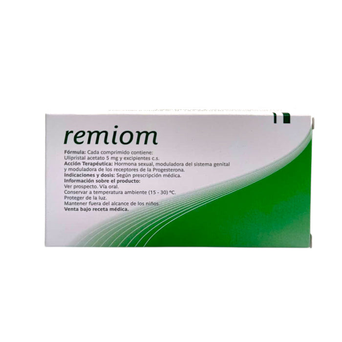 Remiom Ulipristal 5Mg X 28 Comprimidos