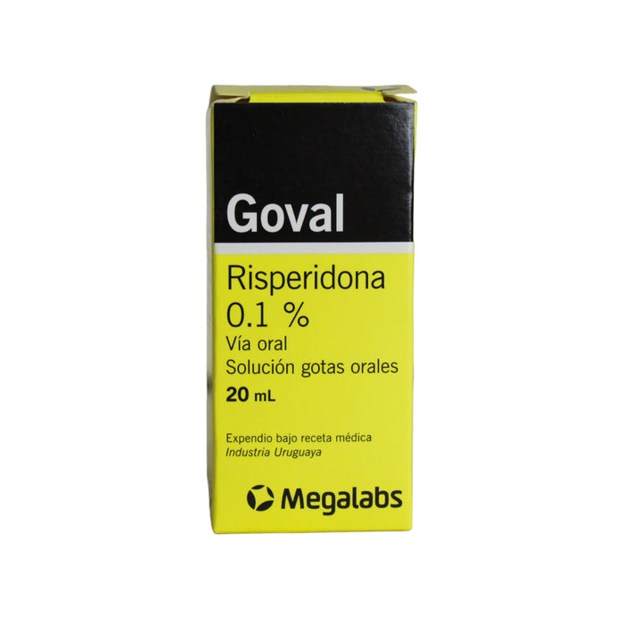 Goval 0.1% Risperidona Gotas X 20Ml