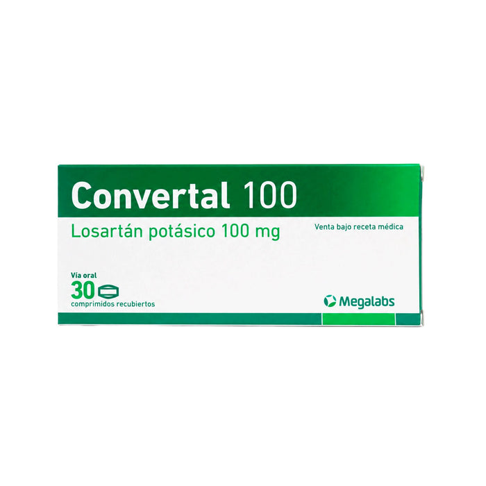Convertal Losartan 100Mg X Comprimido