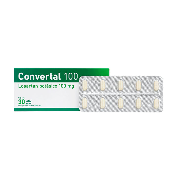 Convertal Losartan 100Mg X Comprimido