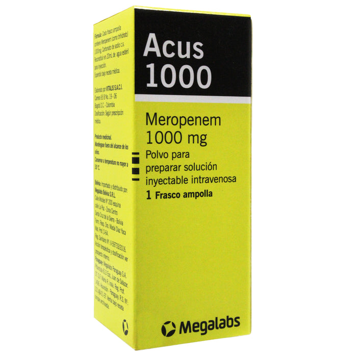 Acus Meropenem 1000Mg X Ampolla