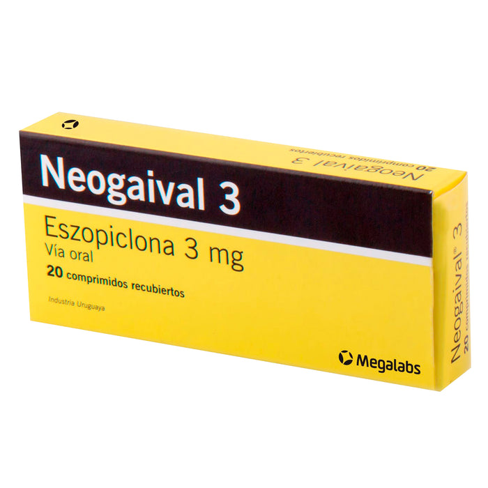 Neogaival 3Mg Eszopiclona X Tableta