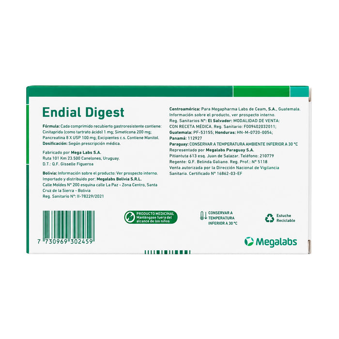 Endial Digest X Cápsula