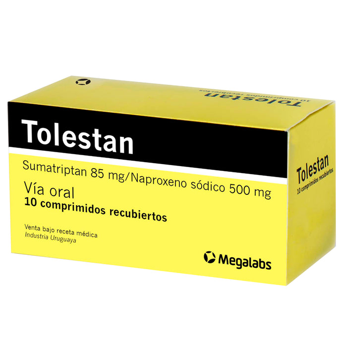 Tolestan Sumatriptan 85Mg Y Naproxeno 500Mg X Tableta