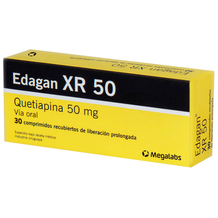 Edagan Xr 50Mg Quetiapina X Tableta