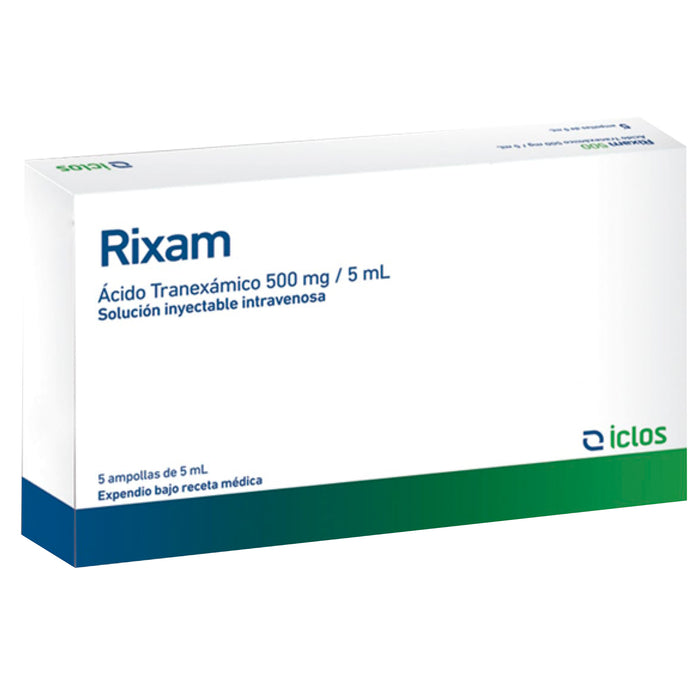 Rixam Acido Tranexamico 250Mg Y 5Ml X Ampolla