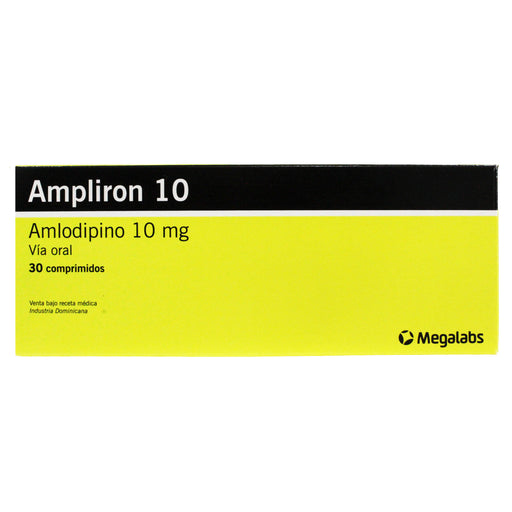 Ampliron 10Mg Amlodipina X Tableta