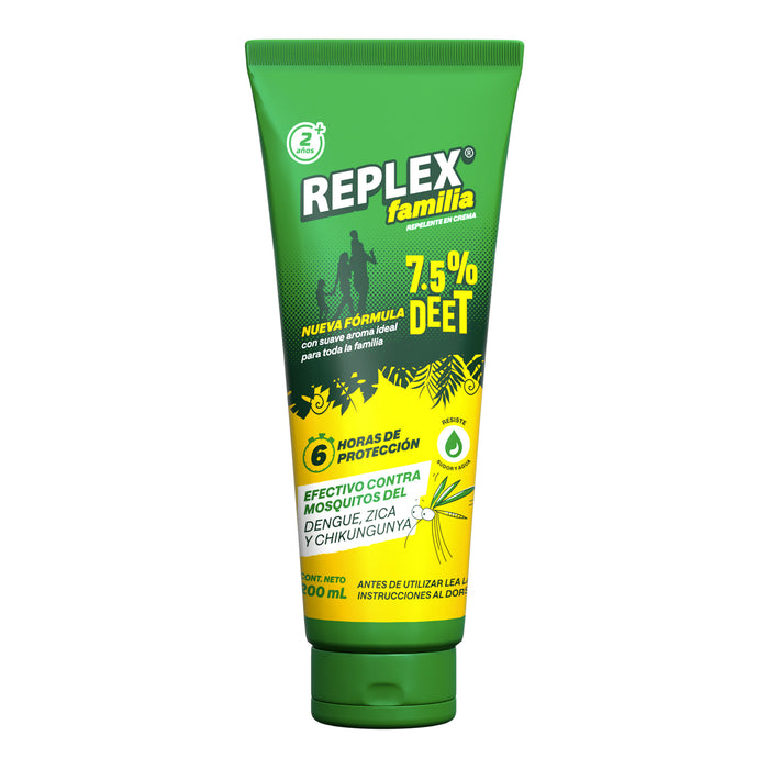 Crema Repelente Replex Familia 7.5% X 200Ml