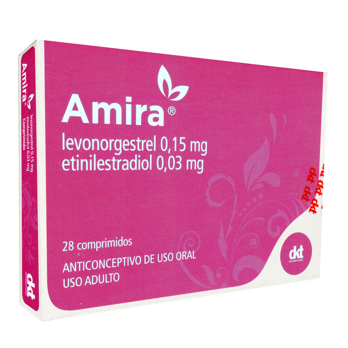 Amira Levonorgestrel Etinilestradiol X Comprimido