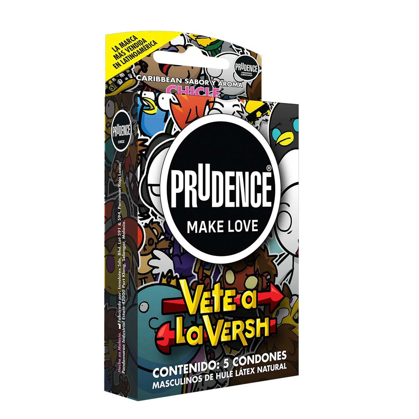 Preservativo Prudence Sabor Y Color Chicle X 5 Unidades— Farmacorp