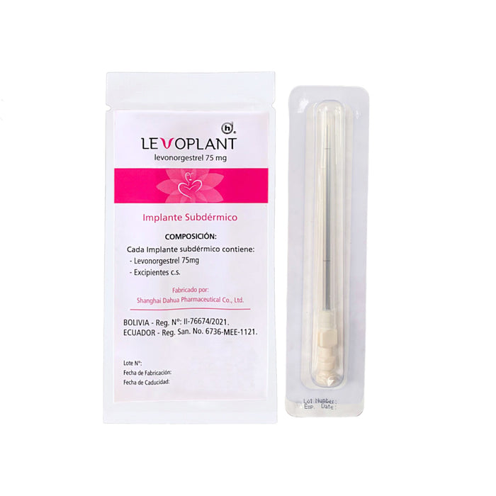 Levoplant 75Mg Levonorgestrel Subdérmicos X 2 Implantes