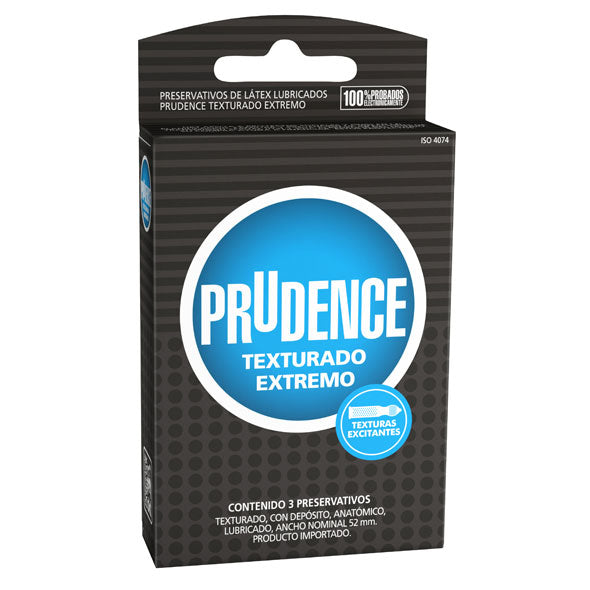 Preservativo Prudence Texturado Extremo 3 Unidades X Caja