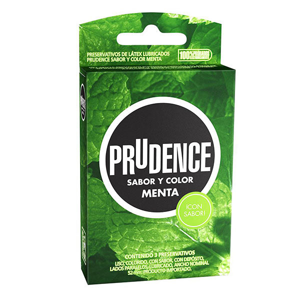 Preservativo Prudence Menta 3 Unidades X Envase