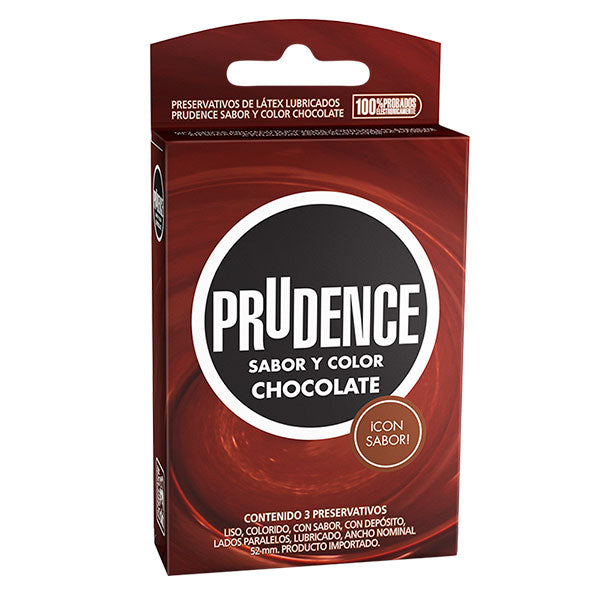 Preservativo Prudence Chocolate 3 Unidades X Envase