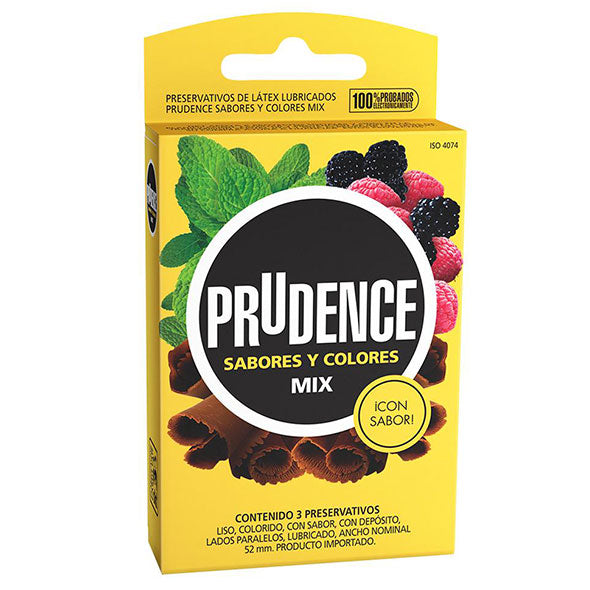 Preservativo Prudence Mix 3 Unidades X Envase