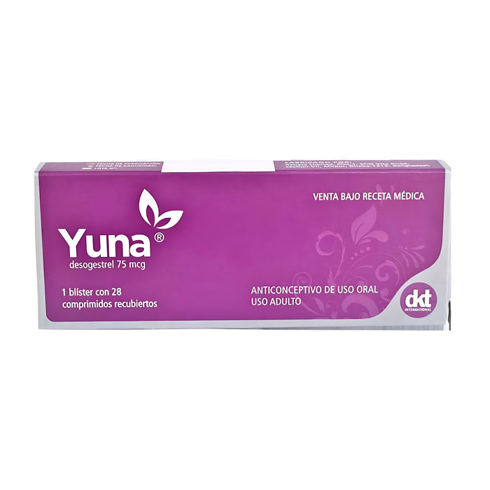Yuna Desogestrel 75Mcg X 28 Comprimidos