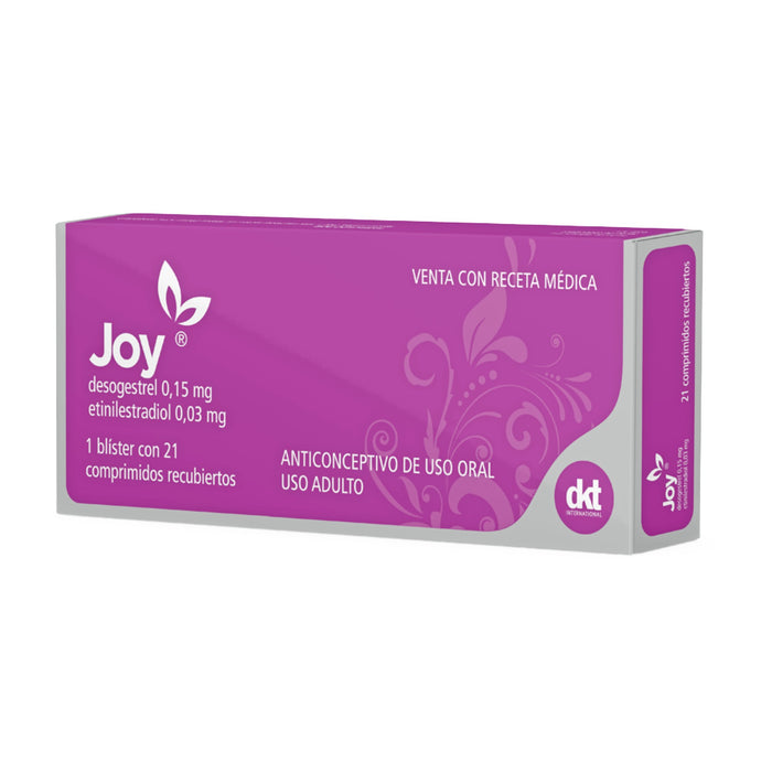Joy Desogestrel / Etinilestradiol X 21 Tabletas