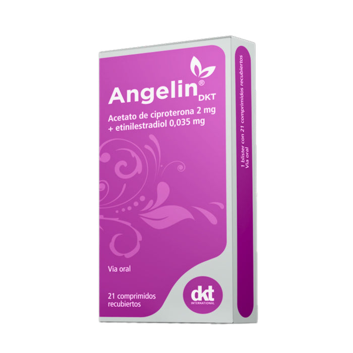 Angelin Ciproterona / Etinilestradiol X 21 Comprimidos