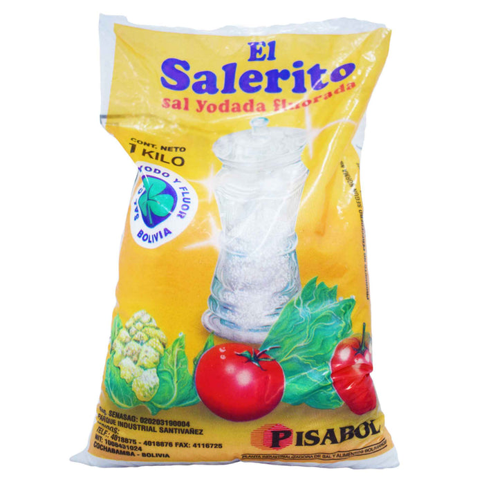 Sal El Salerito Yodada Fluorada X 1Kg