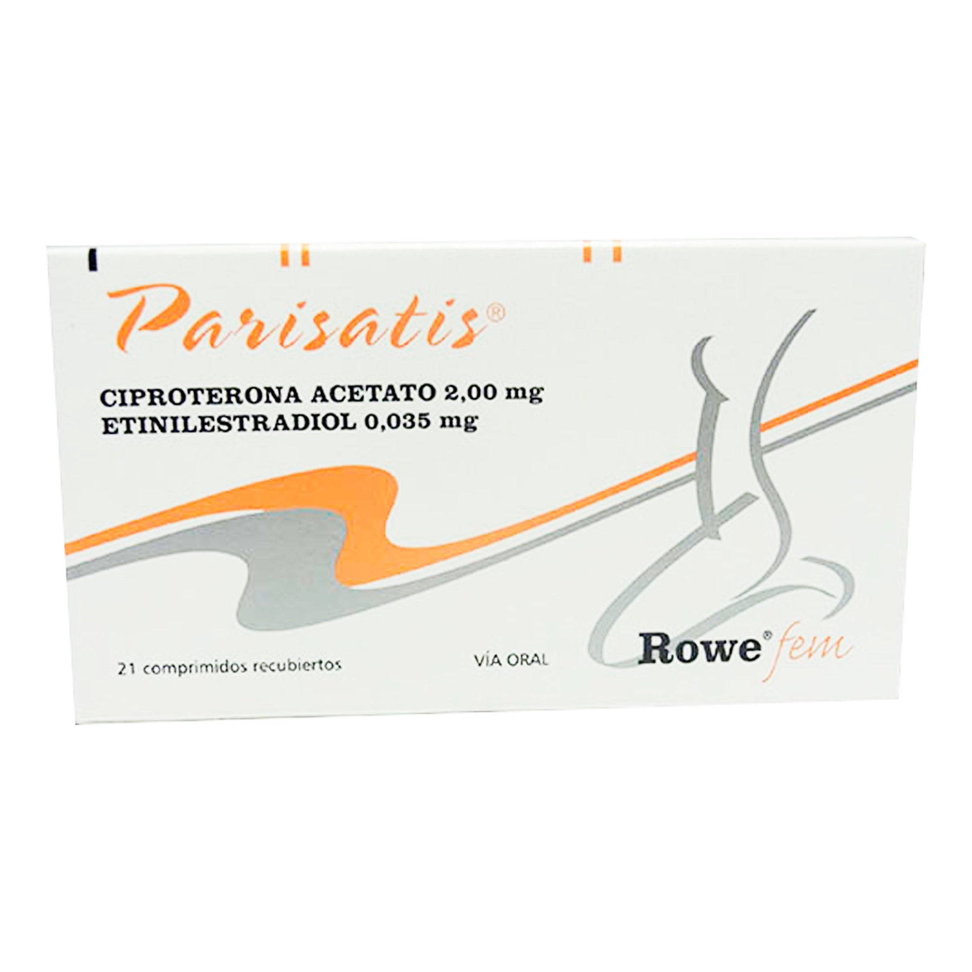 Parisatis Ciproterona Acetato 2Mg Y Etinil Estradiol 0.035Mg X 21 Comp ...