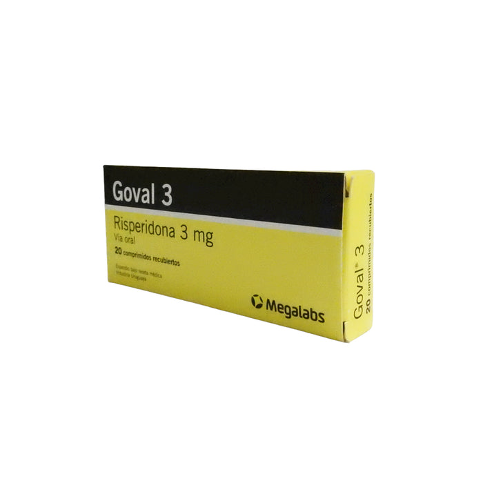 Goval 3Mg Risperidona X 20 Comprimidos