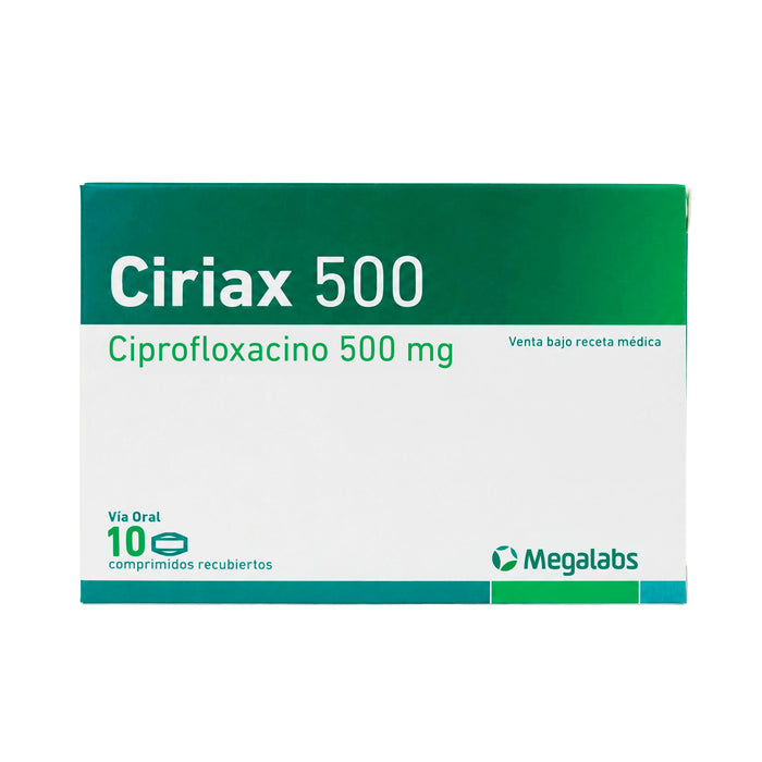 Ciriax Ciprofloxacina 500Mg X Comprimido