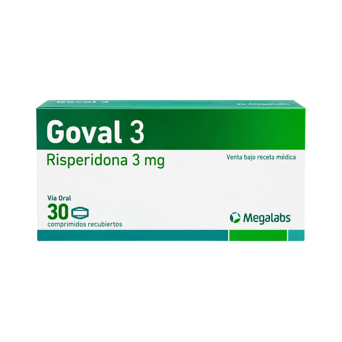 Goval 3Mg Risperidona X Comprimido