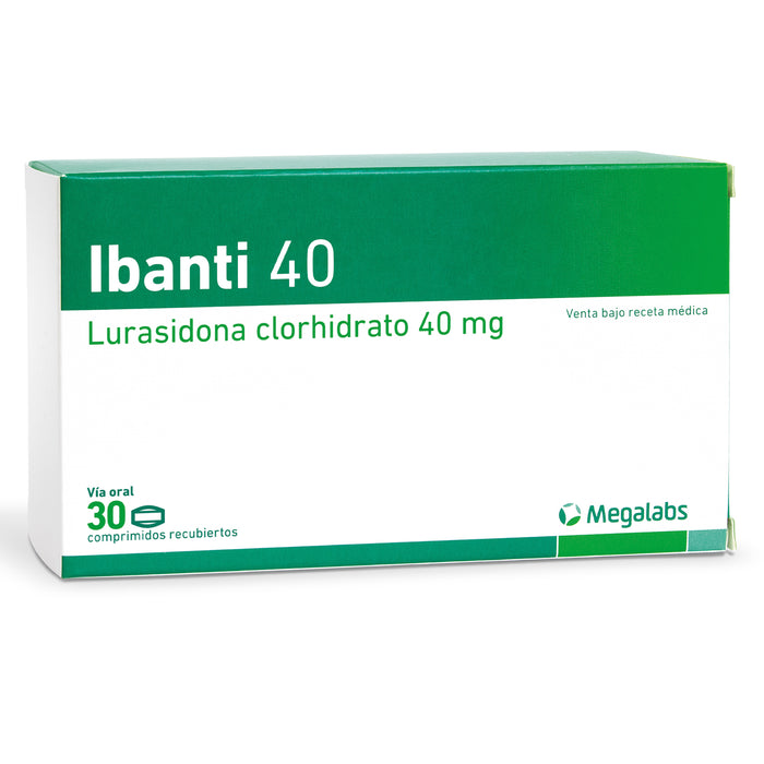 Ibanti 40Mg Lurasidona X Comprimido