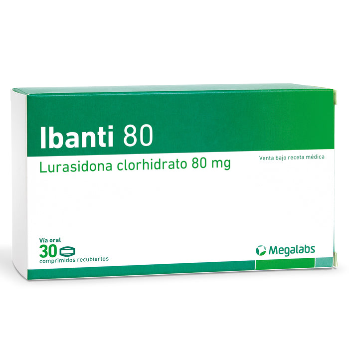 Ibanti 80Mg Lurasidona X Comprimido