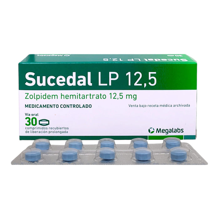 Sucedal Lp 12.5Mg Zolpidem Psico X Comprimido Liberación Prolongada