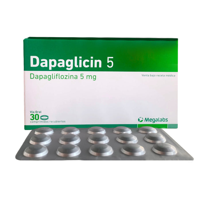 Dapaglicin 5Mg Dapagliflozina X Comprimido