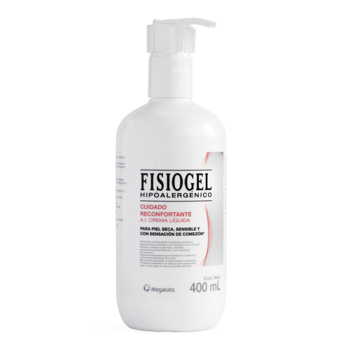 Crema Liquida Fisiogel Reconfortante Piel Seca / Sencible X 400Ml