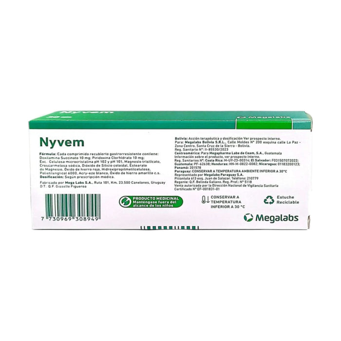 Nyvem Doxilamina / Piridoxina X Comprimido