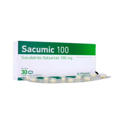 Sacumic 100 Sacubitrilo / Valsartan X Comprimido