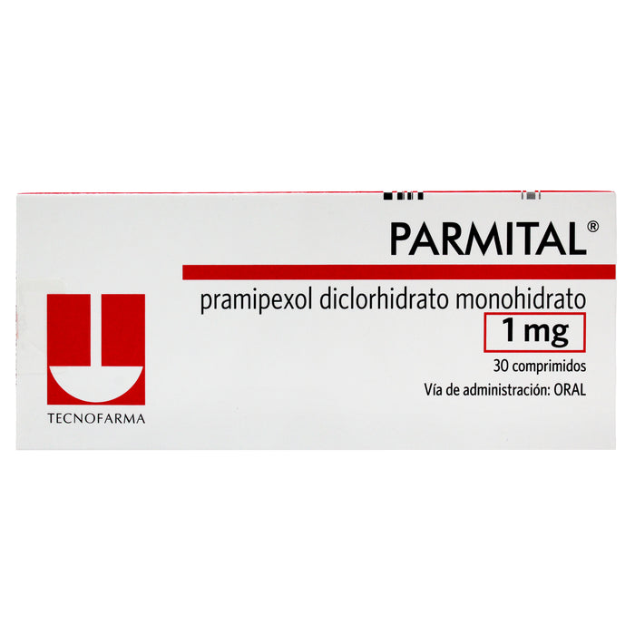 Parmital 1Mg Y Pramipexol Diclorhidrato X Tableta