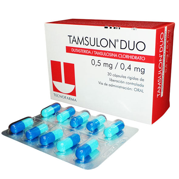 Tamsulon Duo 0.5Mg Dutasterida Y 0.4Mg Tamsulosina X Capsula