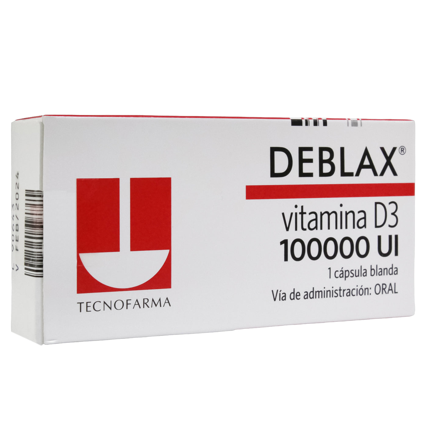 Deblax 100000Ui Vitamina D3 X Caja— Farmacorp