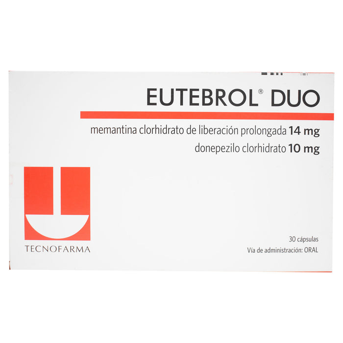 Eutebrol Duo Memantina 14Mg Y Donepecilo 10Mg X Capsula