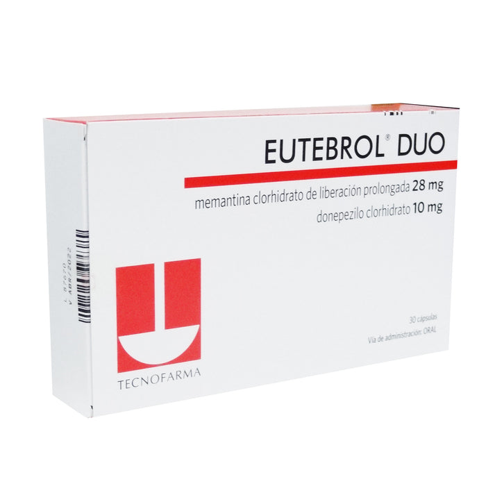 Eutebrol Duo 28Mg Memantina Clorhidrato Y 10Mg Donepezilo Clorhidrato X Capsula