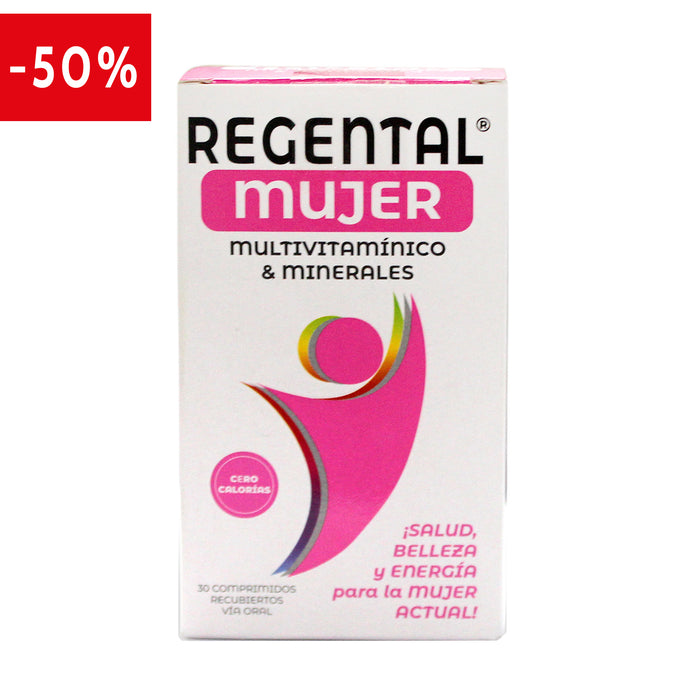 Regental Mujer Multivitaminico Con Minerales X Comprimido