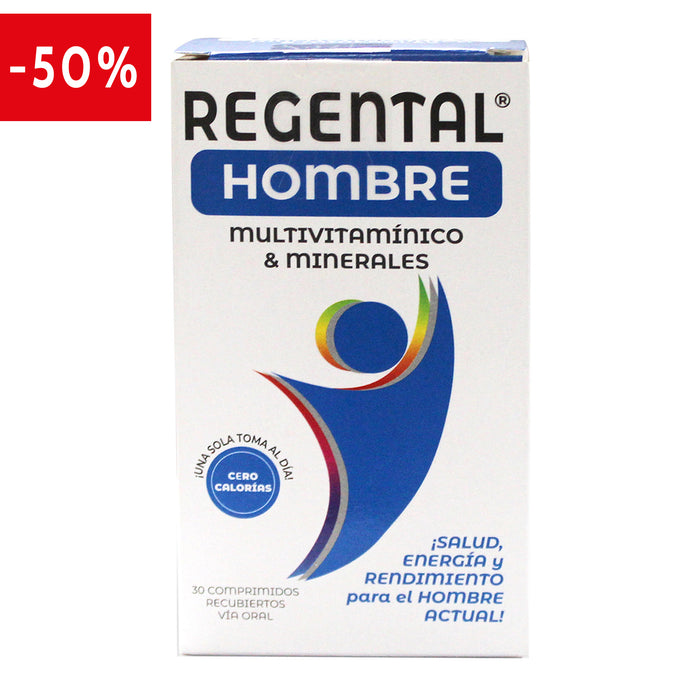 Regental Hombre Multivitaminico Con Minerales X Comprimido