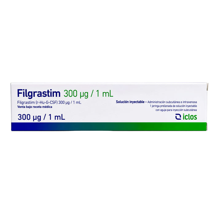 Filgrastim 300Mcg Iv- Subcutanea Onc Frio X 1 Jeringa Prellenada