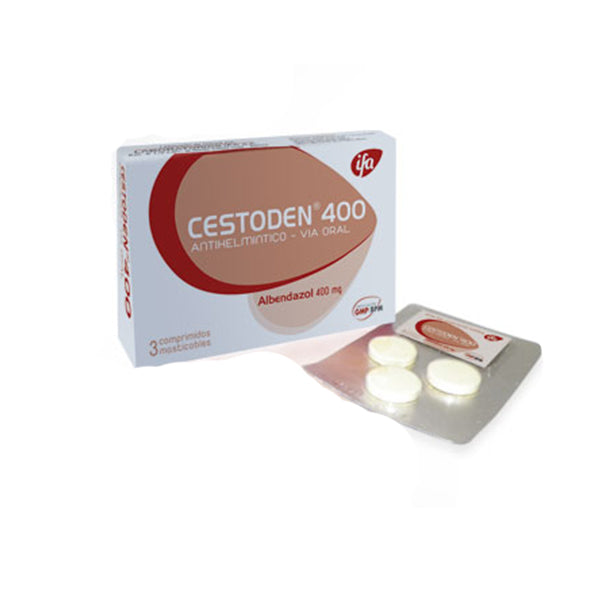 Cestoden Albendazol 400Mg X Tableta