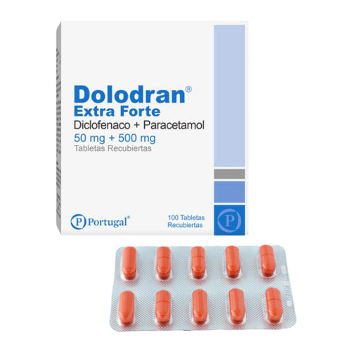 Dolodran Extra Forte Paracetamol Y Diclofenafo X Tableta