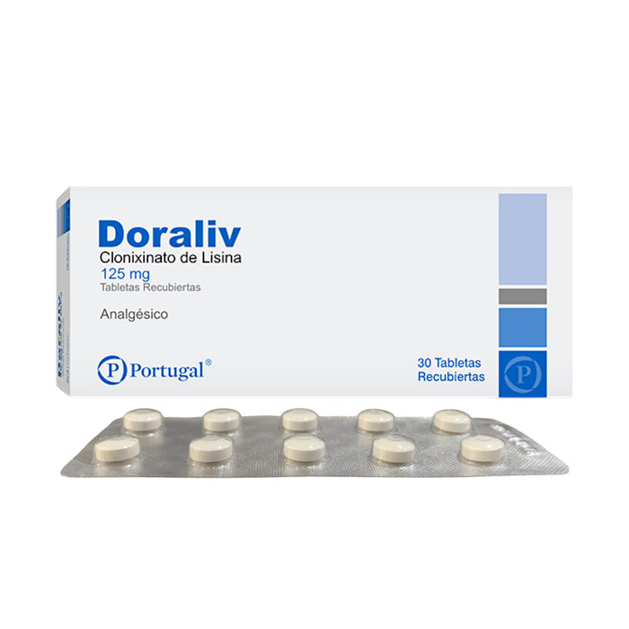 Comprimidos Doraliv 125 mg x 30 Clonixinato de lisina