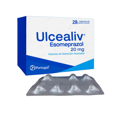 Ulcealiv 20 Mg Esomeprazol X Cápsula Liberación Retardada