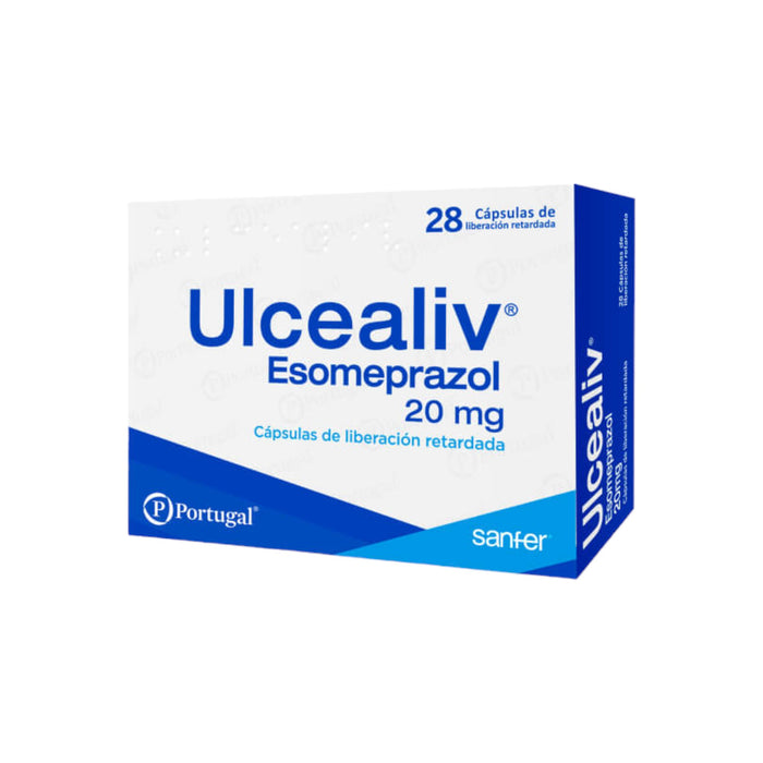 Ulcealiv 20 Mg Esomeprazol X Cápsula Liberación Retardada