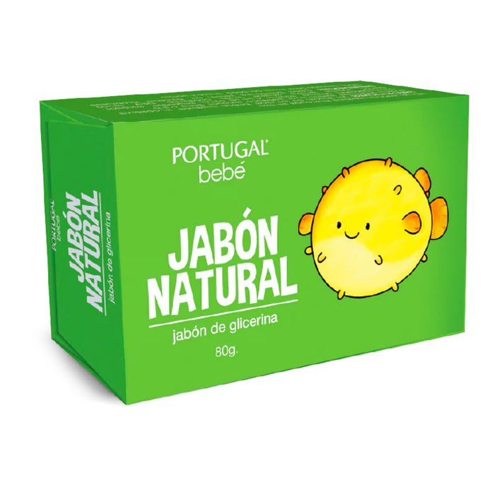 Jabon De Glicerina Portugal Bebe Natural X 80G